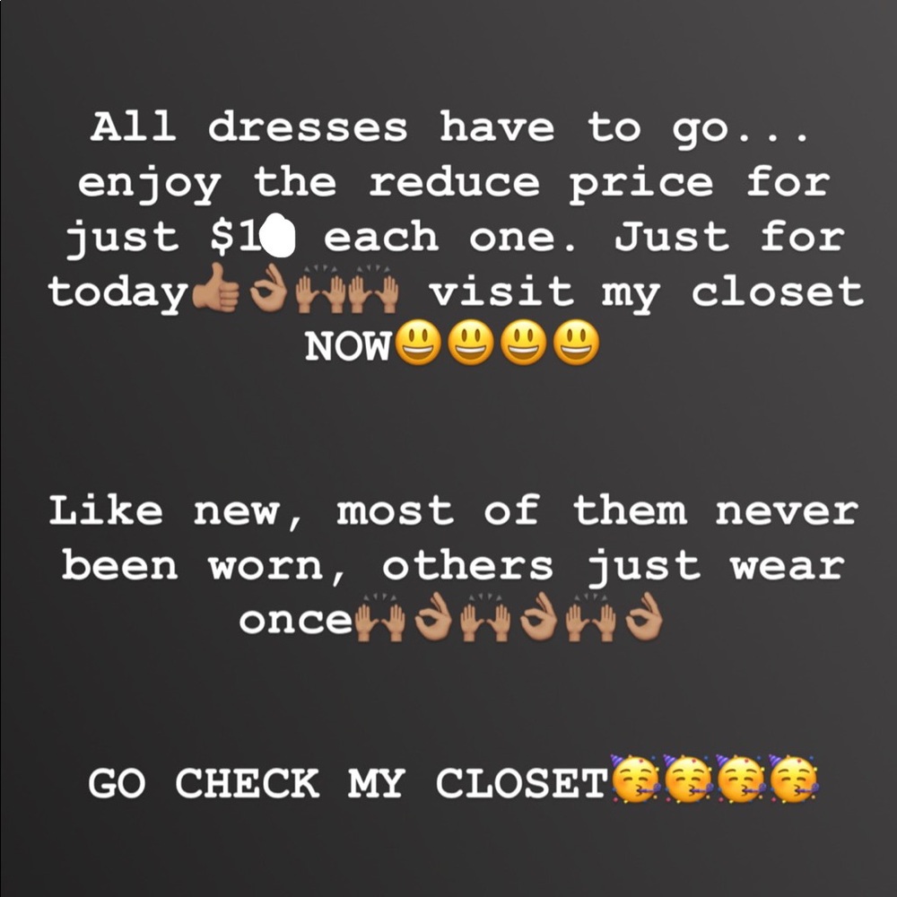 Get it today for your closet.! All dress at $10